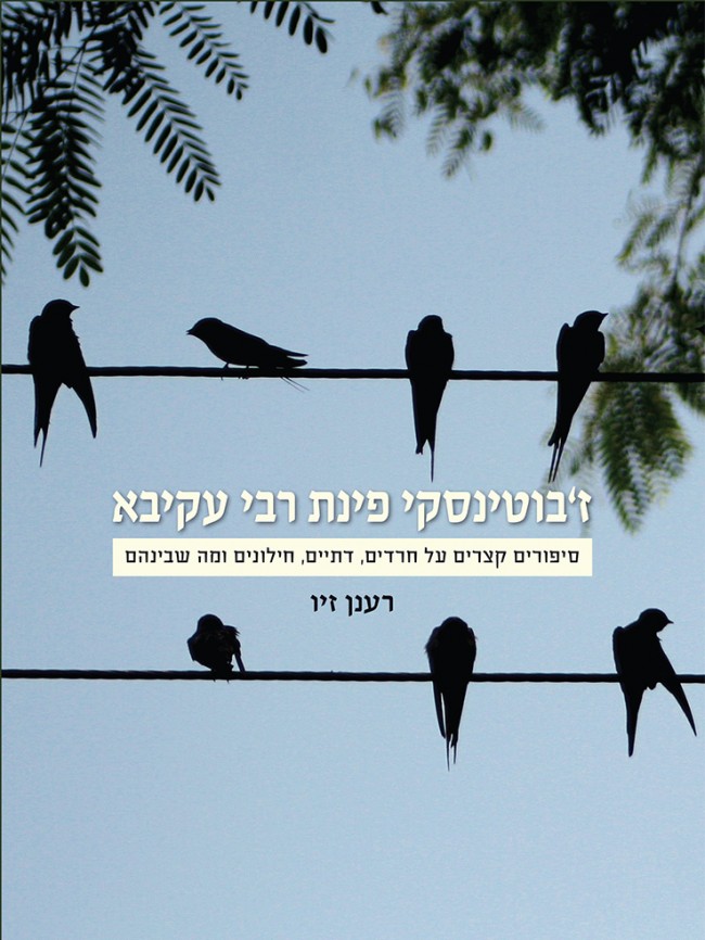 ז'בוטינסקי פינת רבי עקיבא - כריכת הספר