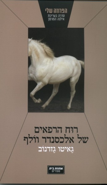 כריכת הספר רוח הרפאים של אלכסנדר וולף